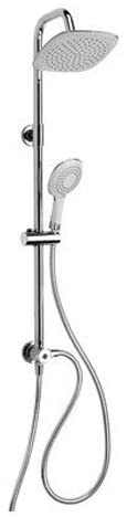 Croydex Eco Duo Combi Set, Metal, Chrome, 5x15x105 cm