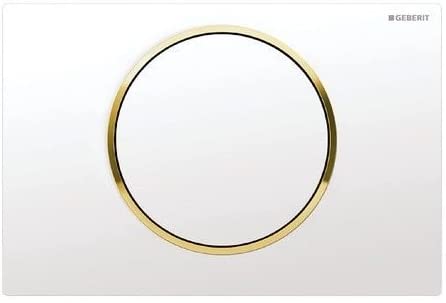 Geberit 115.758. KK. 5í«ÌÎ_Sigma10, Plastic, White/Gold/White