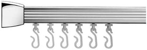 Croydex GP85000 Silver Profile 800 760 mm Shower Rail, Bathroom
