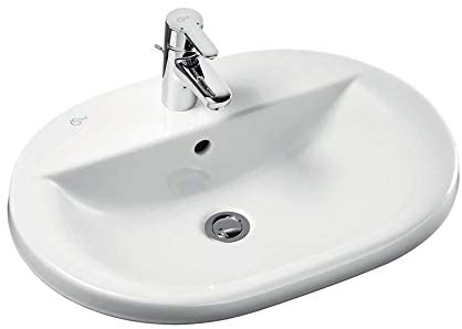 Ideal Standard E500601 Concept Oval 62cm Countertop Washbasin