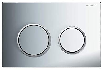 Geberit Kappa21 Plate for Dual Actuators 115.240.KH.1 Bright Chr/Matt/Bright
