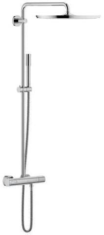 GROHE 27174001 Chrome Rainshower Thermostatic Shower Mixer, 400 mm