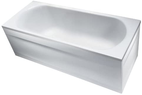 Twyford OL8300WH White Opal 1700 mm x 700 mm Rectangular Non-Jetted