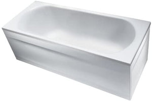 Twyford OL8300WH White Opal 1700 mm x 700 mm Rectangular Non-Jetted