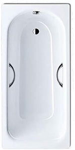 Kaldewei Eurowa 1700mm 2 Tap Hole Anti Slip & Twin Grip Bath