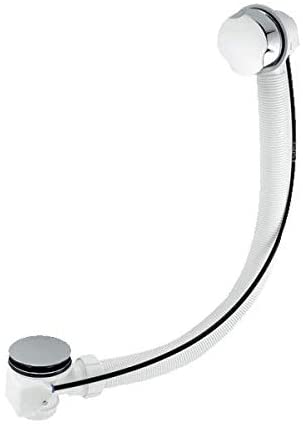McAlpine 1̴_" Chrome Plated Brass Pop Up Bath Waste and Overflow Pub-WH