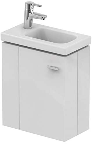 Ideal Standard Connect Space E0370WG Wall Mounted Washbasin Cabinet 45 Left White High Gloss