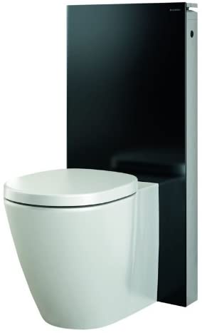 Geberit Monolith Sanitary Module for Floor Toilet, 101 cm: Umbra Glass (131.002.SQ.5)