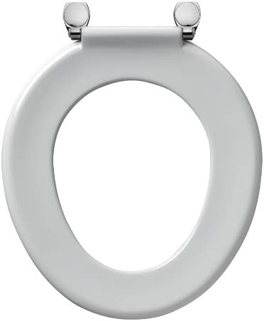 Armitage Shanks S406301 White Bakasan WC Seat No Cover with Stainless