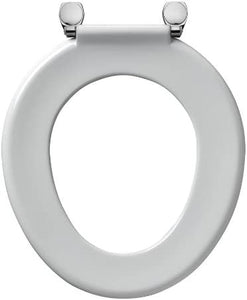 Armitage Shanks S406301 White Bakasan WC Seat No Cover with Stainless
