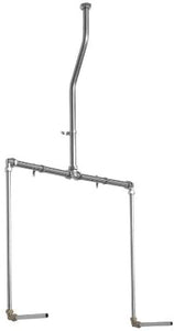 Armitage Shanks S6227NU Stainless Steel Concealed Flushpipe for Bowl Urinals with Back Inlet Spreaders, 2 Persons