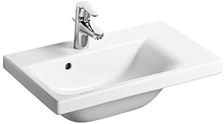 Ideal Standard E133901 Concept Space 60cm Washbasin for Pedestal or Furniture Use Right Hand 1 Tap Hole