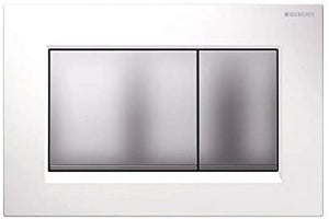 Geberit Sigma 30í«ÌÎ_Actuator Plate, Set of 1, White/Matte Chrome 115.883. KL. 1