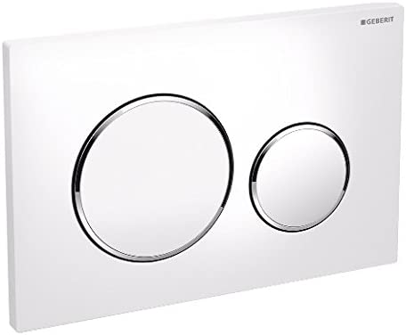 Geberit cist. EMP./Push Buttons Switch sigma-20åÊPlastic, white (bright chrome)