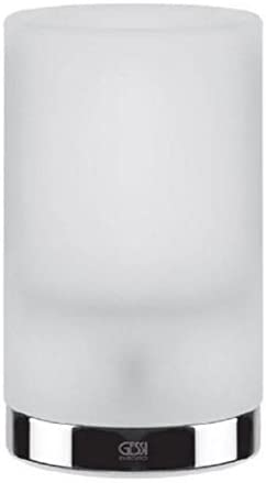 Gessi Beaker Holder Chalks EMPORIO cromo-vetro Satin 38833