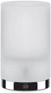 Gessi Beaker Holder Chalks EMPORIO cromo-vetro Satin 38833