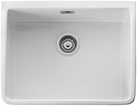 Leisure Belfast 1.0 Bowl Ceramic White Kitchen Sink