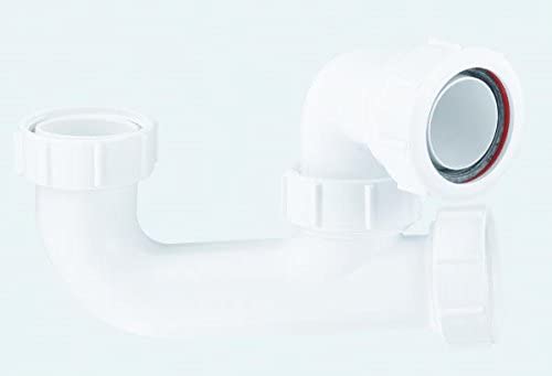 McAlpine SM10 50mm Seal Bath Trap with Cleaning Eye, White