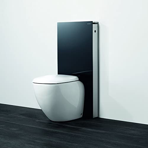 Geberit Monolith Sanitary Module for Floor Toilet, 101 cm: White Glass (131.002.SI.5)