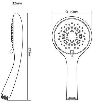Triton T80Z 8.5kW Electric Shower Thermostatic Fast Fit 5 Spray Handset White