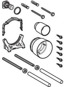 Geberit - Mounting Accessories for Geberit Duofix Rack for Toilet Suspe Ndido, with Recessed Cistern Sigma 12 cm (241.869.00.1)