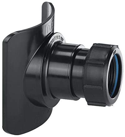 Mechanical Soil Pipe Boss Connector 2" Black