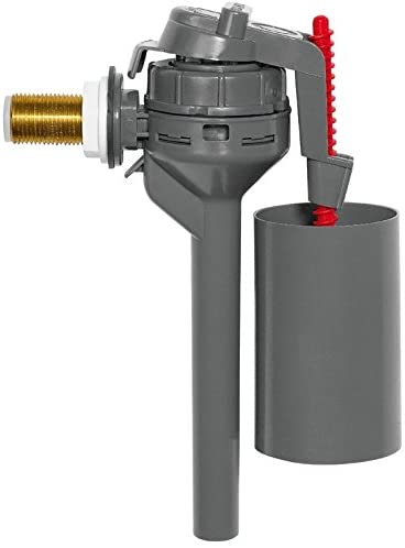 Wirquin Topy 3/8 inch 10mm Brass Side Entry Inlet Float Valve 16300501, Multi-Colour