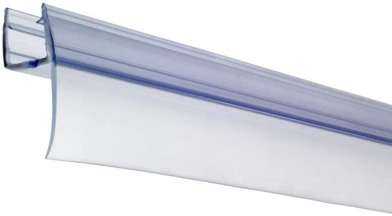 Croydex Rigid Shower Screen Seal Kit Fitting 4-6 mm Thick Panels, 1000mm