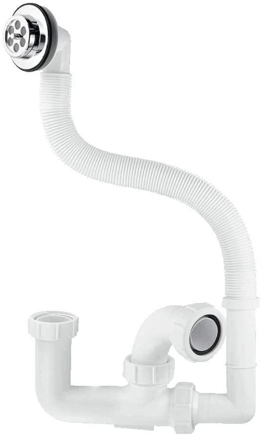 McAlpine FJ10-1.1/2" x 75mm Seal Bath Trap with Flexible Overflow FJ10