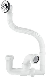 McAlpine FJ10-1.1/2" x 75mm Seal Bath Trap with Flexible Overflow FJ10