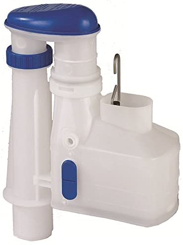 Derwent Macdee Metro Rapid 3 Part Oblong Lever Flush Syphon 10.5 inch DSY9238, Multi-Colour