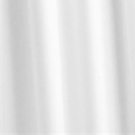 Croydex White Textile Shower Curtain W1800 x H1800mm GP00801