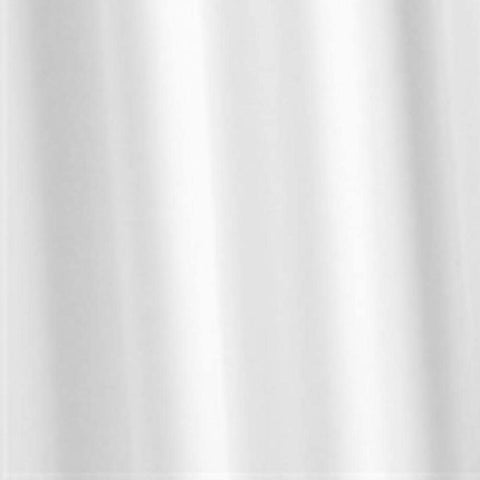 Croydex White Textile Shower Curtain W1800 x H1800mm GP00801