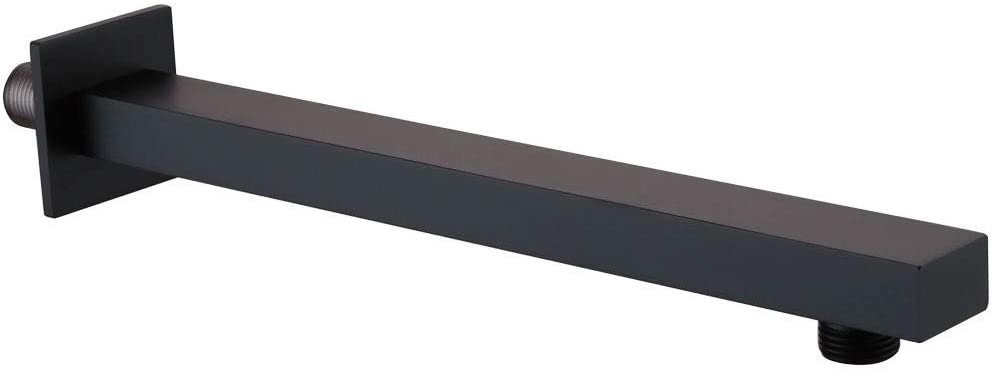 Synergy 300mm Black Square Shower Wall Arm SY-SA02K