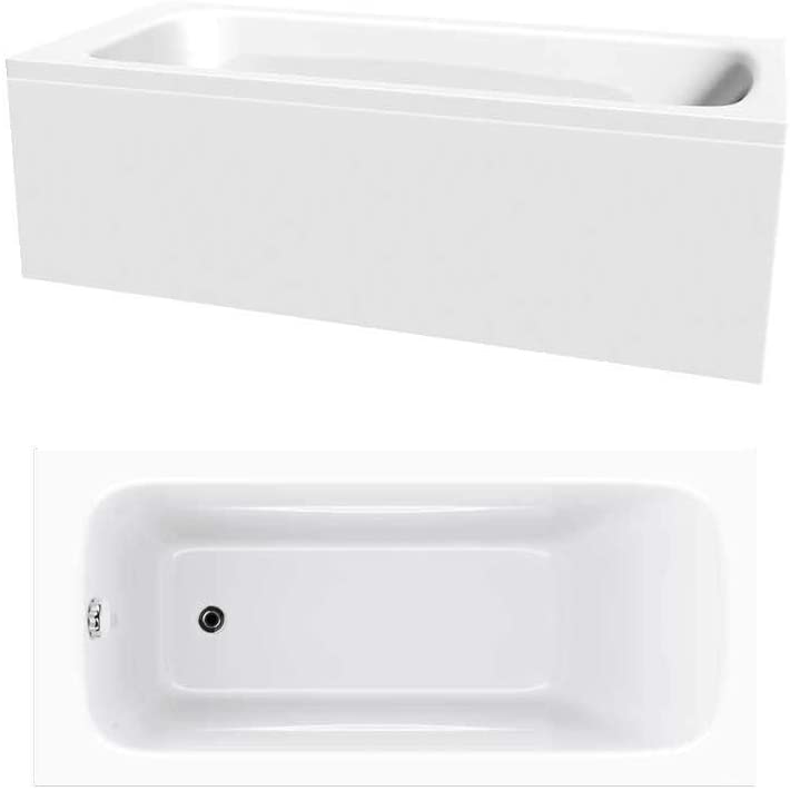 Arley Modern 1400mm No Tap Holes Bath 237BM14