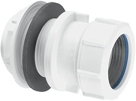 McAlpine T11M Tank Connector-1.5 inch, White