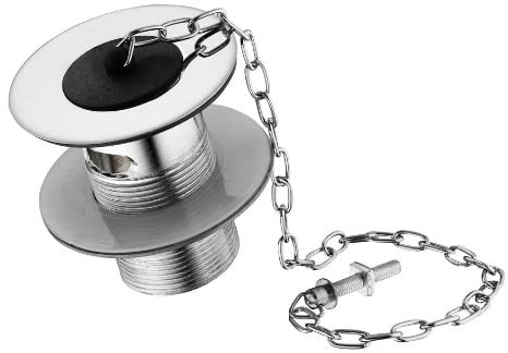Armitage Shanks S8765AA Chrome 1-1/2" Slotted Waste with Chain, Plug,