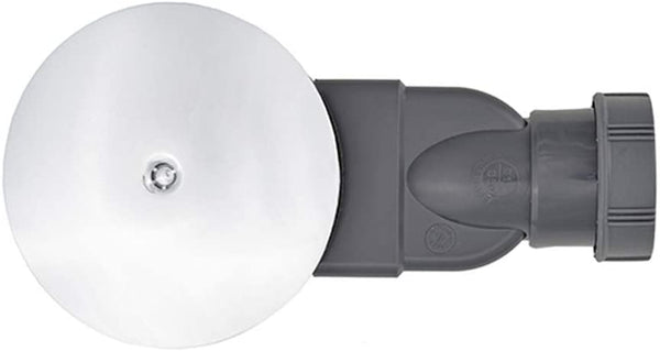 Wirquin Slim Extra Flat Low Profile Shower Trap Waterless Membrane For 90mm Dia Shower Trays