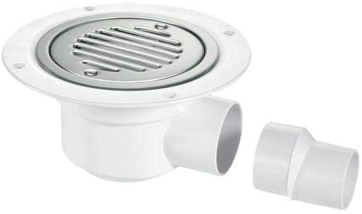 McAlpine 50mm Water Seal Trapped Gully Chrome Plated Brass Clamp Ring TSG50SS-SL-NSC