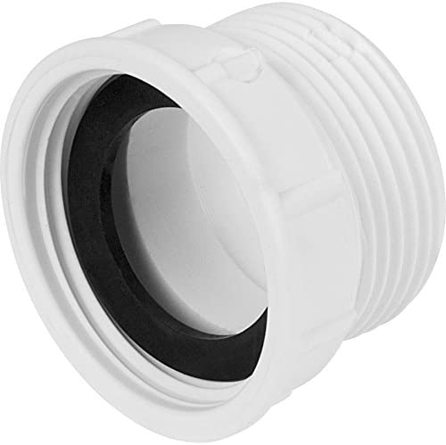 McAlpine T12A-F European to UK Waste Outlet Adaptor, White