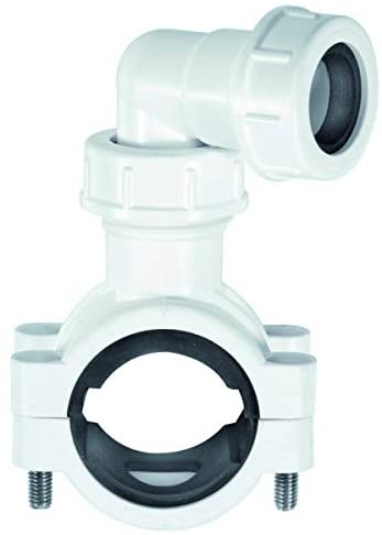 McAlpine CLAMP1WH Pipe Clamp, White