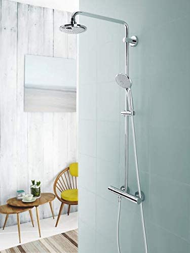 GROHE 27296001 Euphoria System 180 Shower System with Thermostat