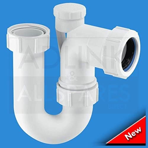 McALPINE 2" Tubular Swivel Anti-Syphon 'P' Trap SE10V