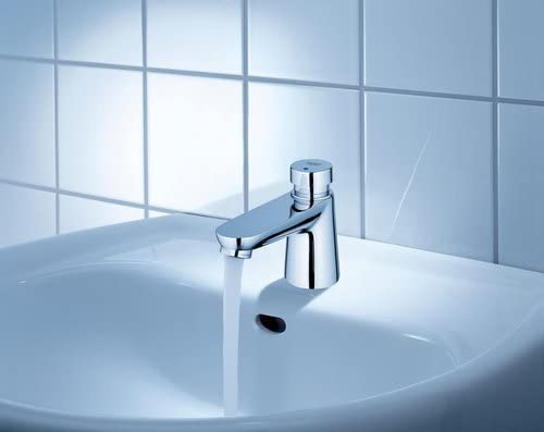 Grohe 36265000 Euroeco CS Self-Closing Sink Tap