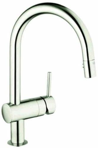 GROHE Minta 32321 Kitchen Sink Tap Single-Lever Mixer Sink Tap DN 15 supersteel 32321DC0