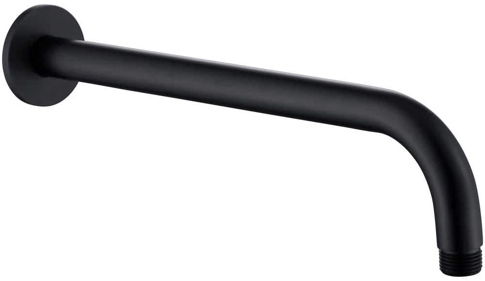 Synergy 300mm Black Round Shower Wall Arm SY-SA01K