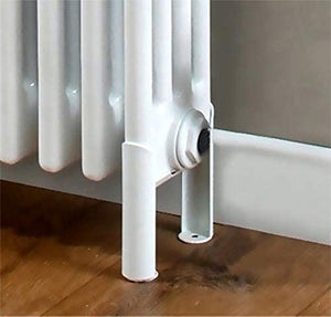 Reina Colona White Column Radiator Feet - 4 Column