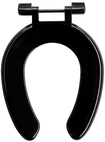 Armitage Shanks S407266 Black Bakasan Open Front Toilet Seat with