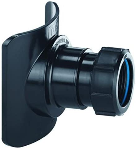 McAlpine BOSSCONN82T-BL 3 x 1.5 Inch Black Soil Pipe Boss Connector