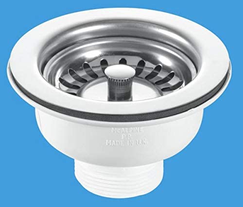 McAlpine 1 1/2” Basket Strainer Waste - Clicker BSWCLS